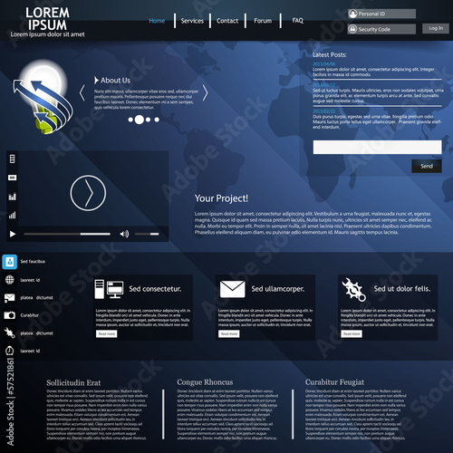 Professional Web Design Template