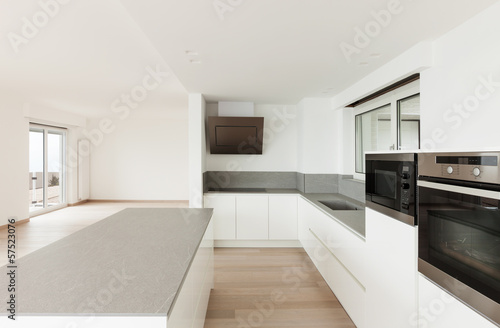 beautiful new apartment, interior, modern kitchen © alexandre zveiger