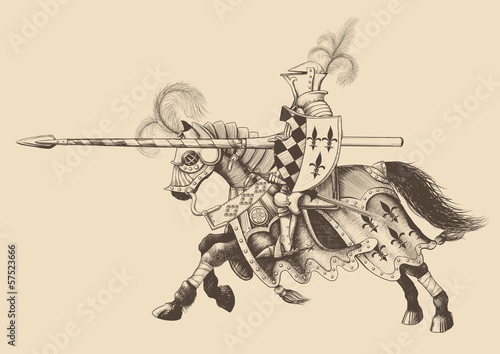 Horseback Knight of the tournament