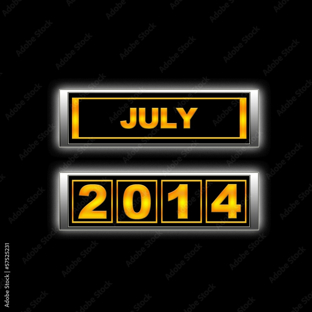 July 2014. July 2014.