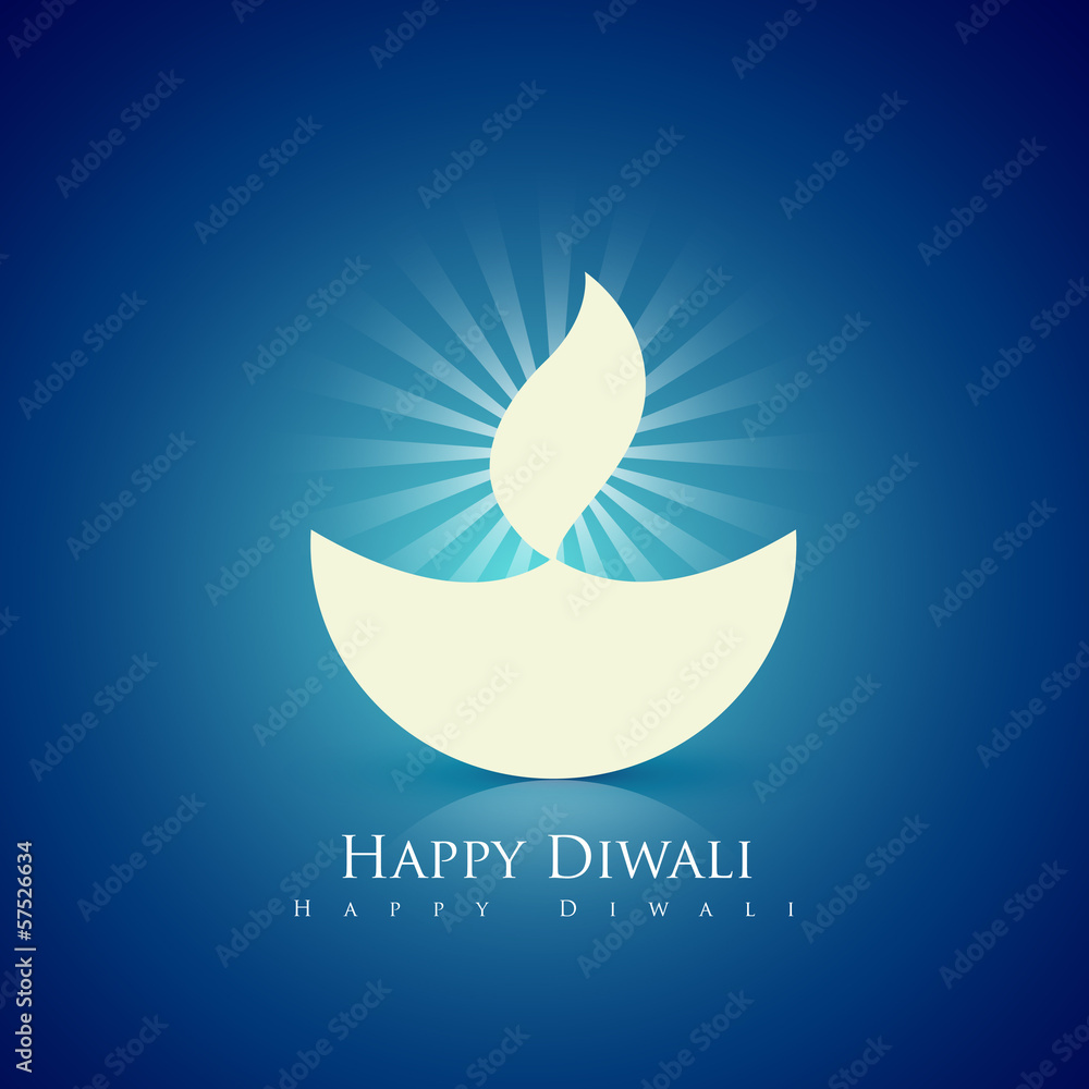 Obraz premium happy diwali design