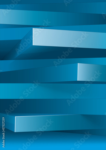 Abstract background of 3d rectangles