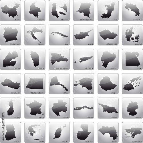 Länder Icons Set 2