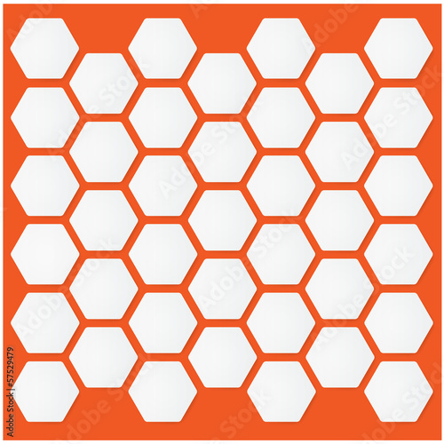 Hexagon background .vector illustration
