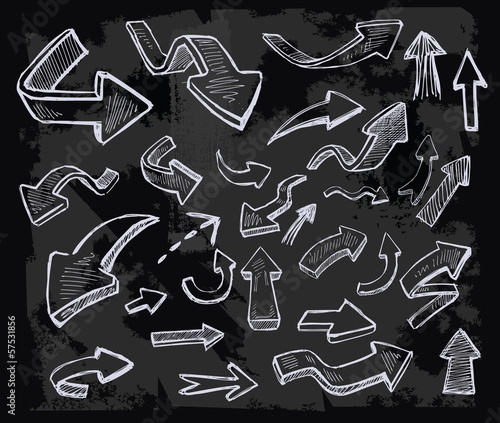 arrows icons set
