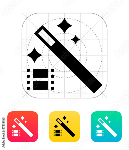 Magic video icon.