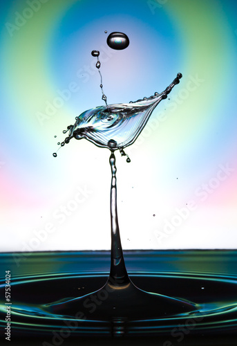 water drop collision