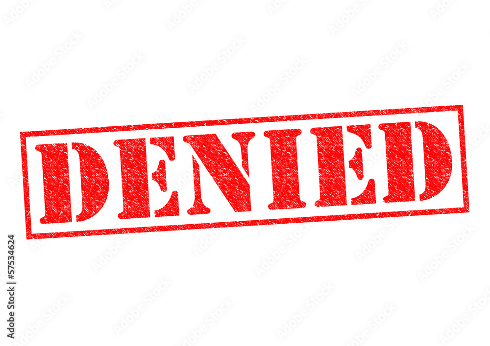 DENIED Stock Illustration Adobe Stock