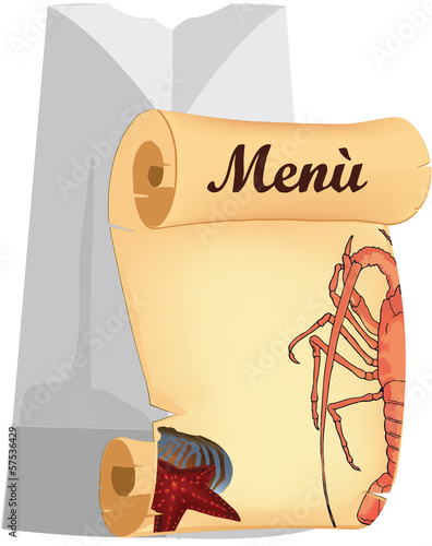 menù pesce di mare