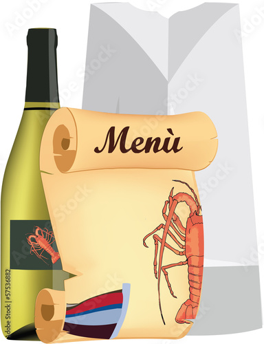 menù pesce di mare