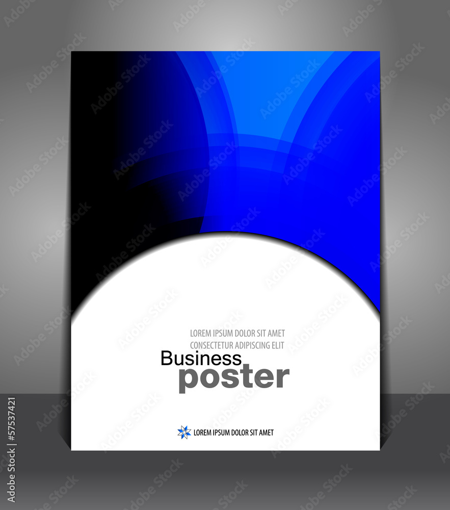 Naklejka premium Abstract Flyer design content background. Design layout template