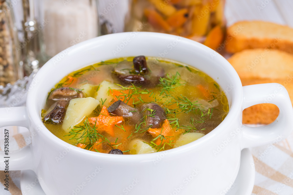Mushroom soup Mushroom soup