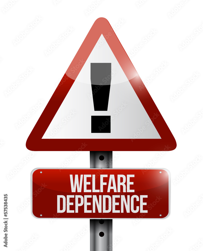 welfare dependency road sign illustration design welfare dependency road sign illustration design