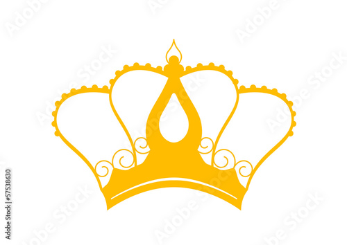 Couronne des rois - type pape - sticker - Epiphanie