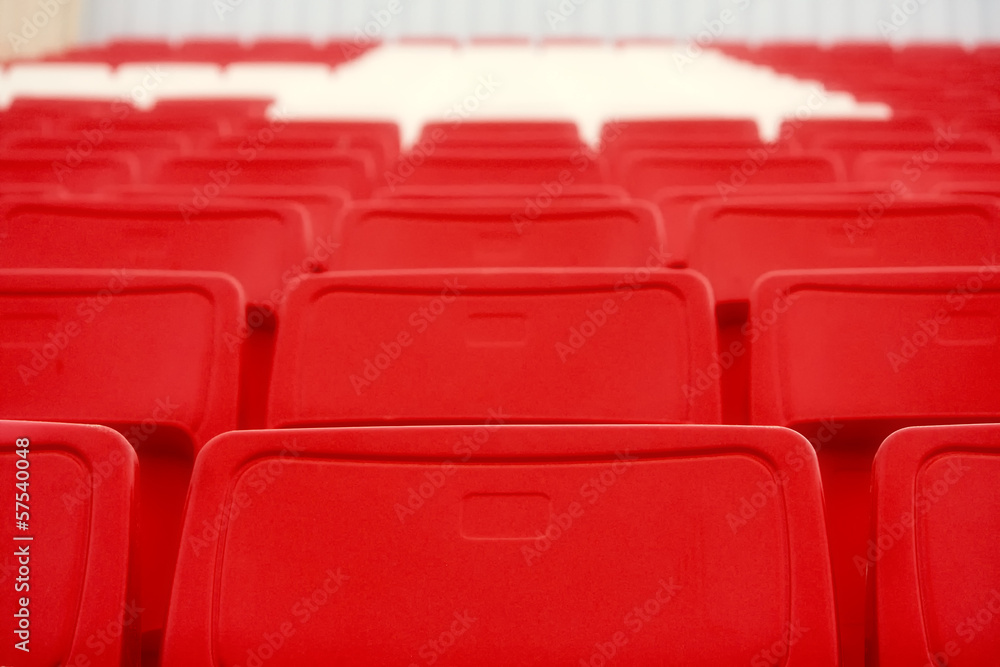 Fototapeta premium chairs in the stadium