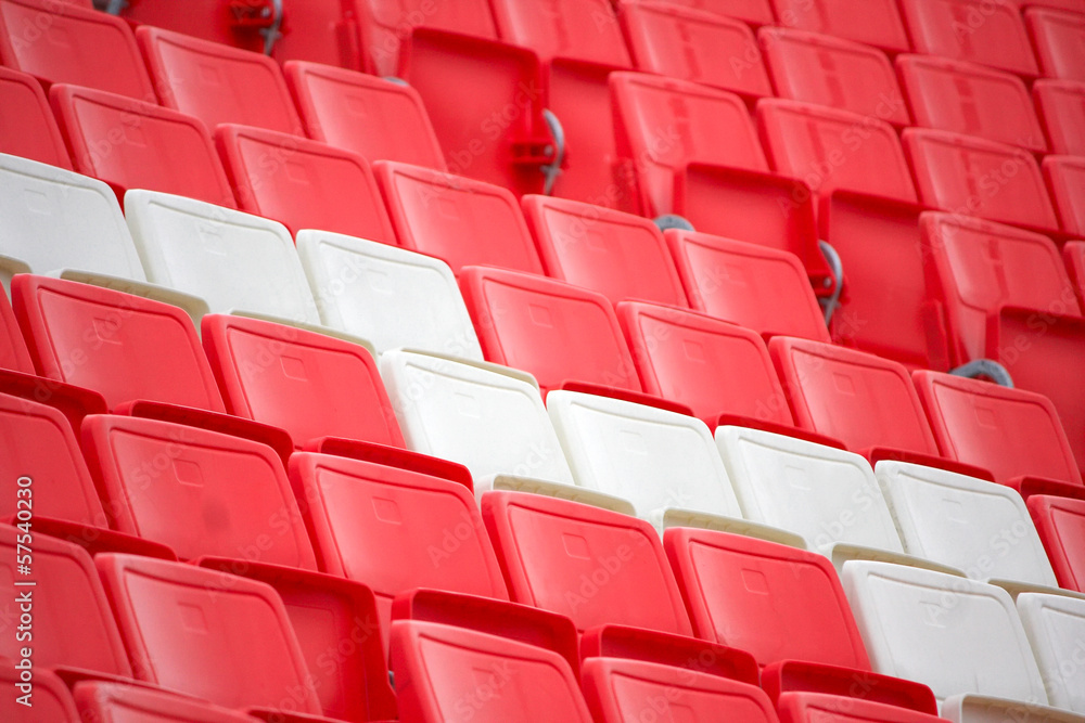 Obraz premium chairs in the stadium