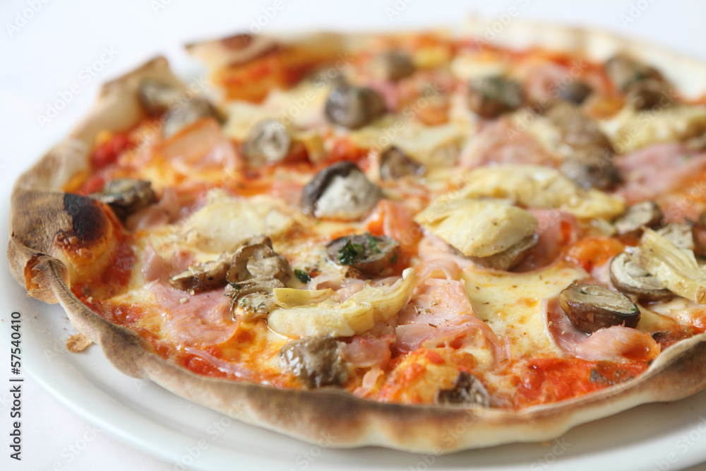 Pizza ham and mushroom Pizza ham and mushroom