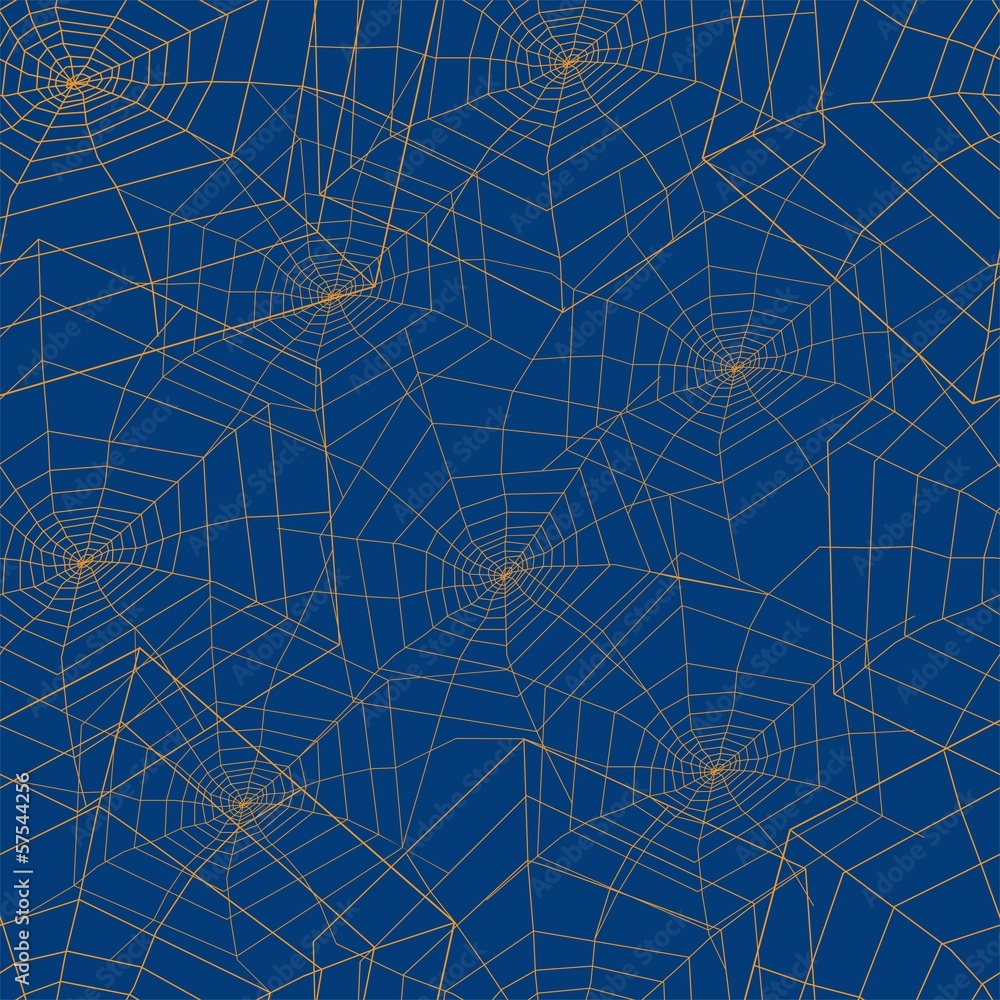 Spider web seamless pattern