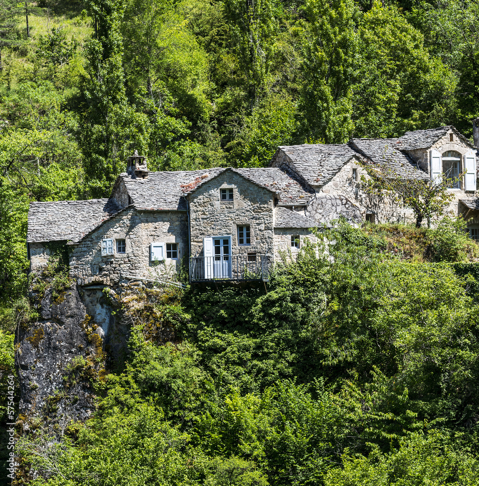 Gorges du Tarn, village