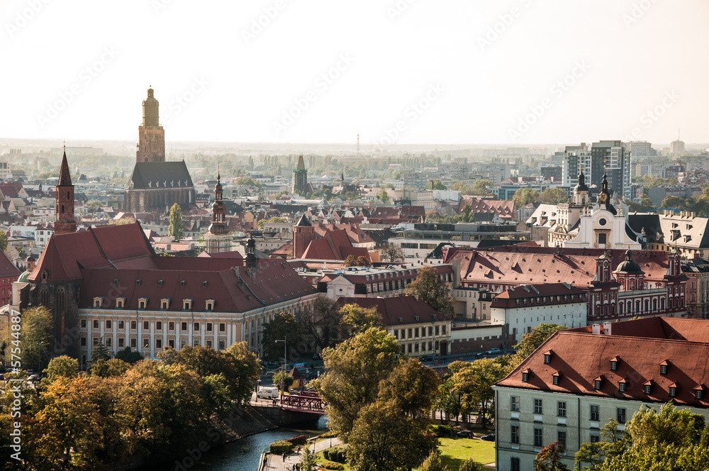 Obraz premium Colorful fall in Wroclaw