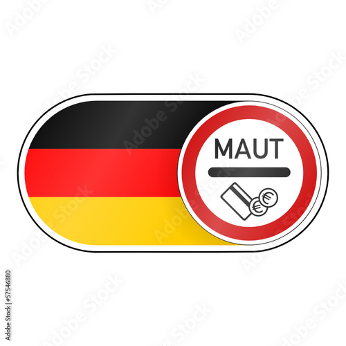 fahne deutschland maut-schild II