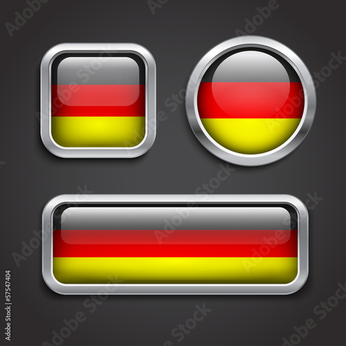 Germany flag glass buttons Free Download Germany flag glass buttons - GFXLoad