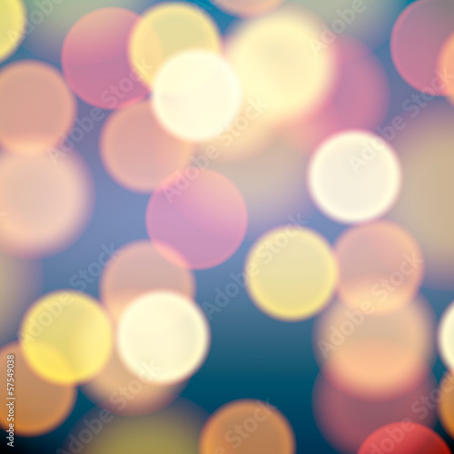Christmas tree lights background, vector Eps10 illustration.