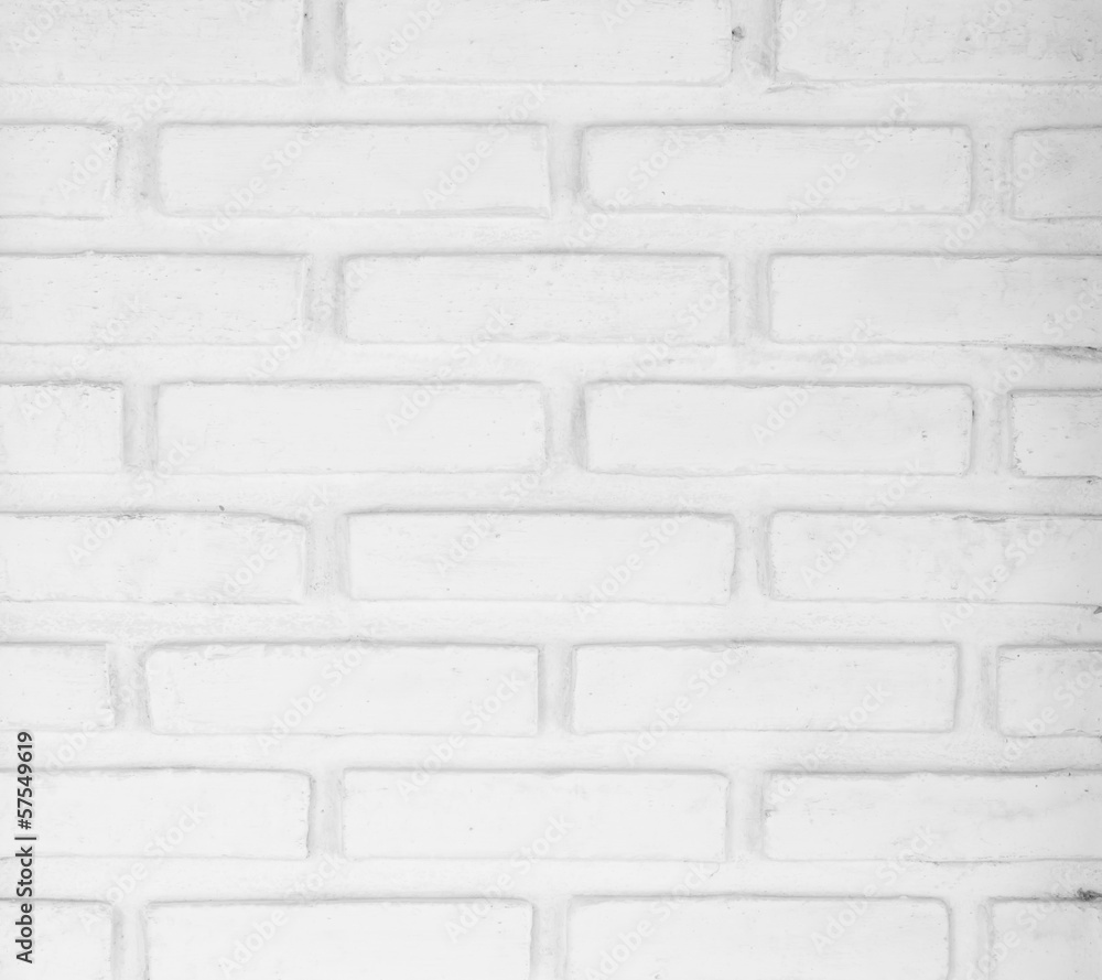Fototapeta premium White brick wall