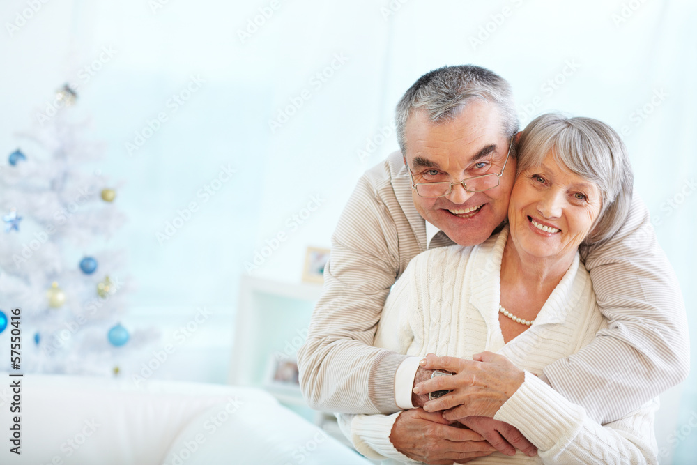 Fototapeta premium Affectionate seniors