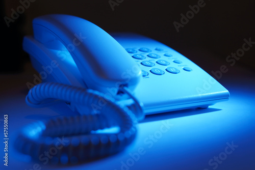 Bild auf Leinwand Dial up telephone instrument