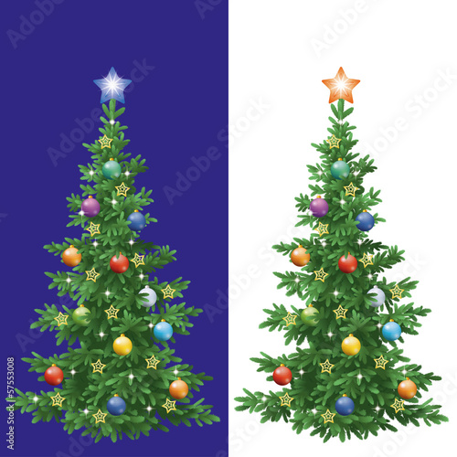 Christmas tree with decorations