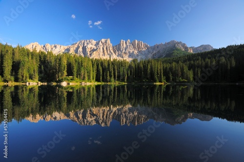 Lago di Carezza Cime Latemar photo