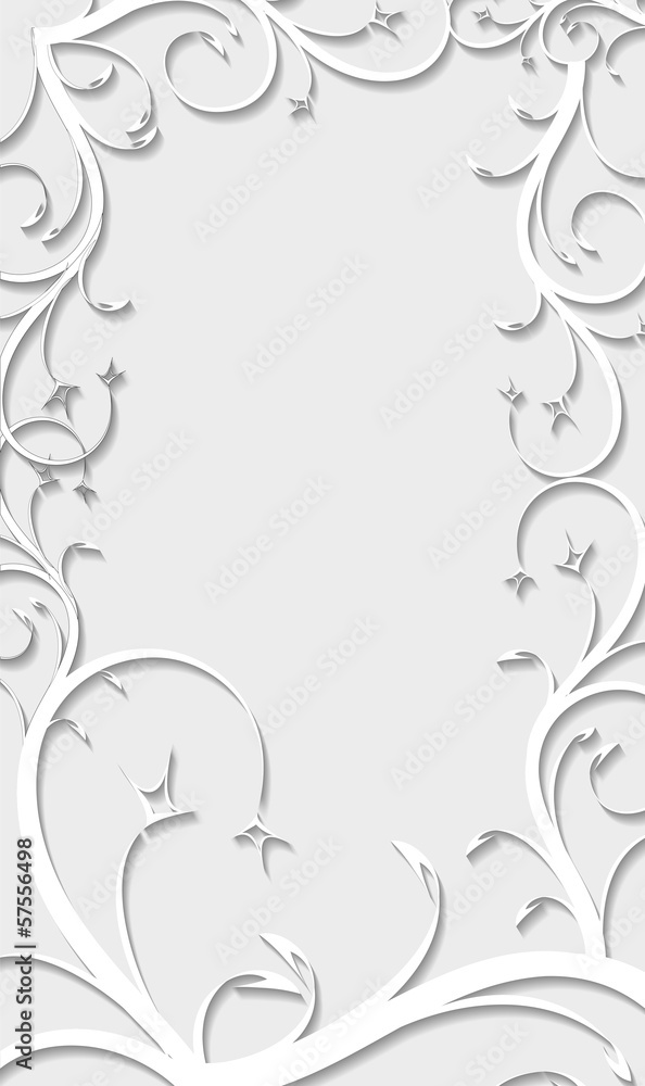 Paper design in cut of paper style Paper design in cut of paper style