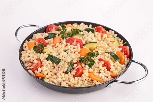 vegetable and wheat