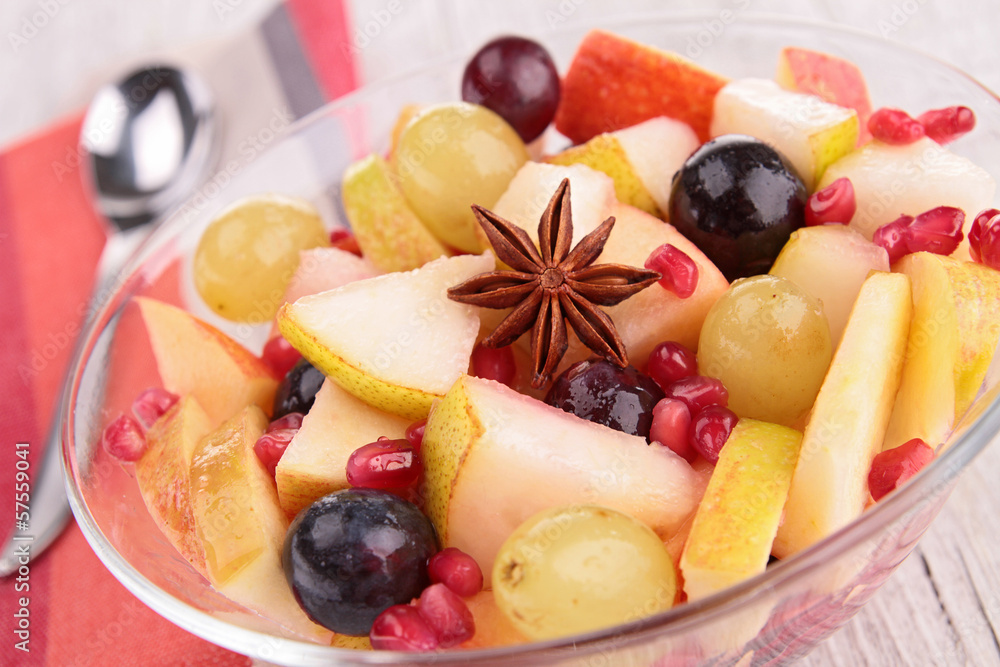autumn fruit salad