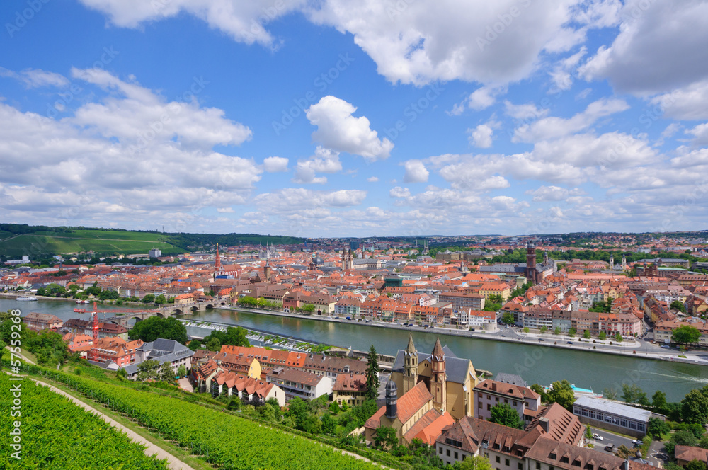 The City of Würzburg in Germany