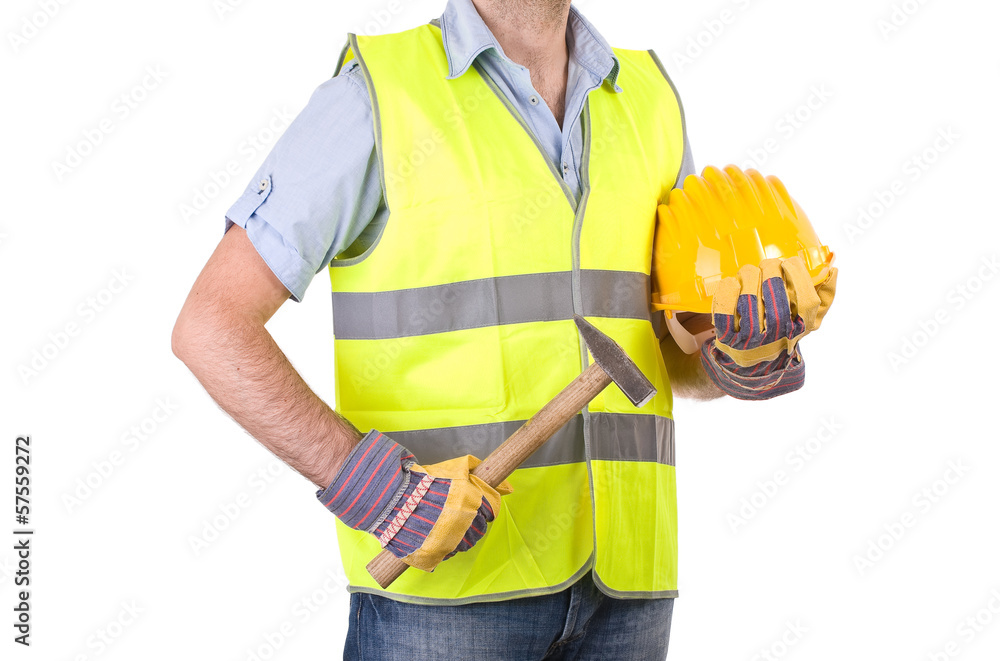 Blue collar worker. Blue collar worker.