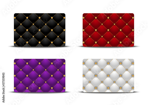 Set of luxury business cards