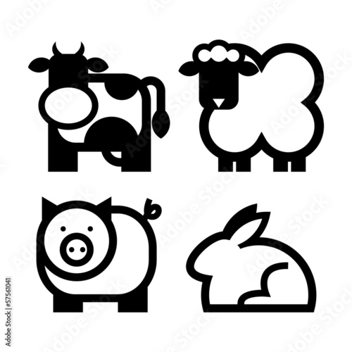 zwierzęta - ikony #57561041