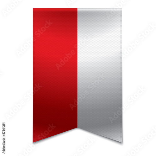 Ribbon banner - polish flag