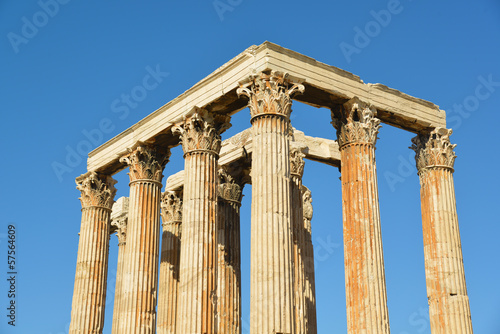 The Temple of Olympian Zeus Athens Greece