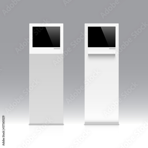 Freestanding information kiosk, terminal, stand