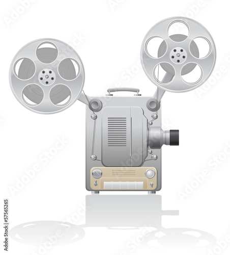 cinema projector vector illustration