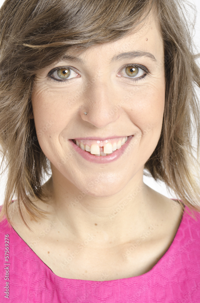 Naklejka premium real middle aged pretty woman