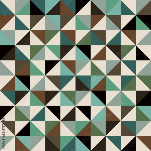 Triangle retro seamless background