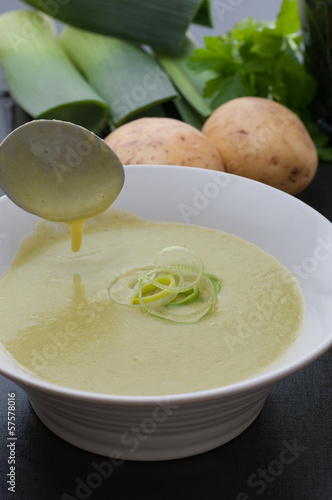 Creamy Leek And Potato Soup photo