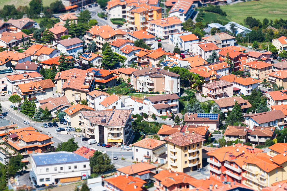 Modern San Marino Suburban districts