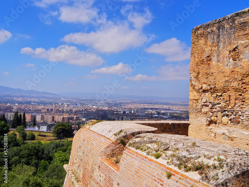 Alcazaba in Granada, Spain