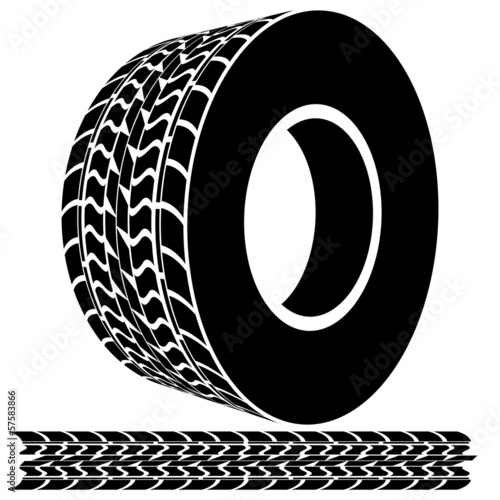 Tire Tread and Tracks