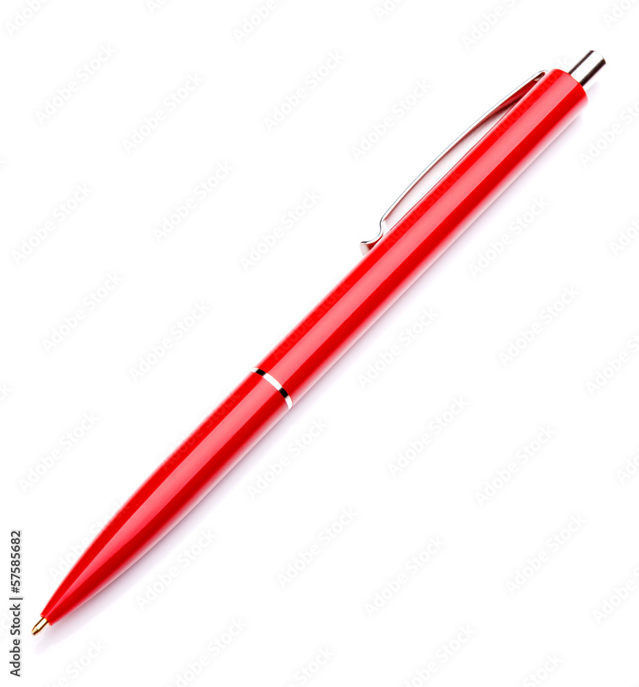Ballpoint pen isolated on white background cutout Ballpoint pen isolated on white background cutout